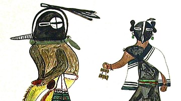 Kokopelli and Kokopelli Mana as Depicted by the Hopi