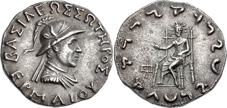 Hermaios Silver Tetradrachm